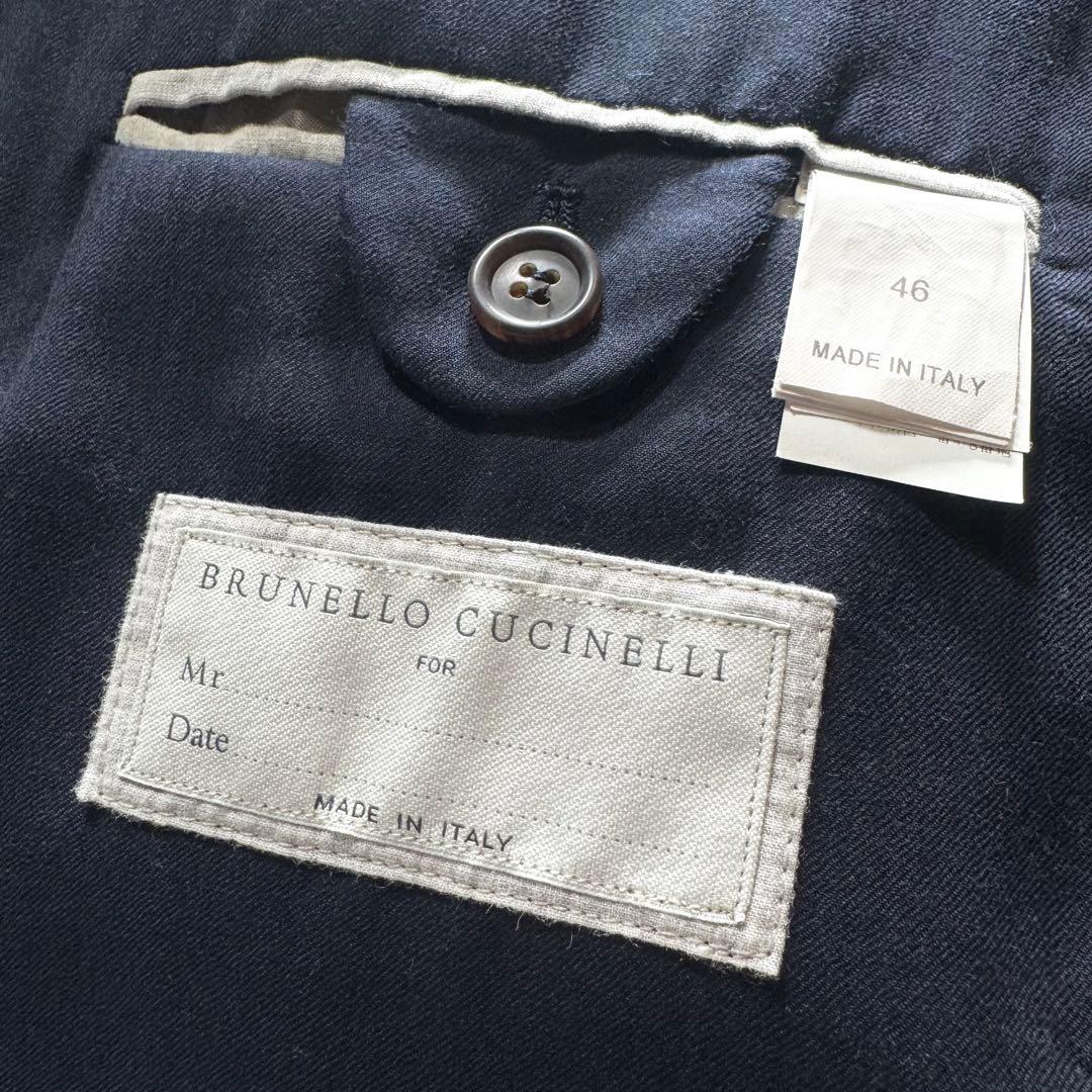 R02★極上サマーカシミヤ100% テーラードジャケット ブルネロクチネリ