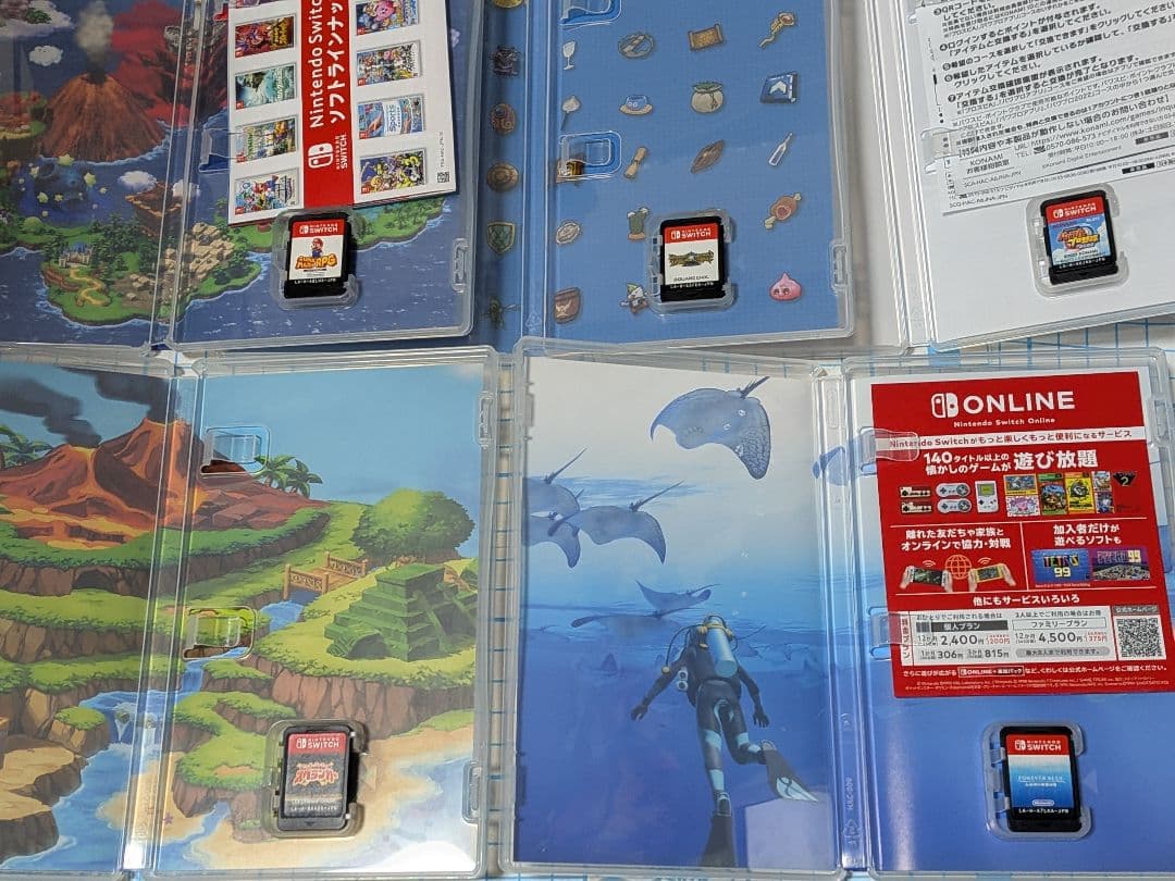 5本セット フォーエバーブルー+スペランカー+マリオRPG+ドラクエ+パワプロ