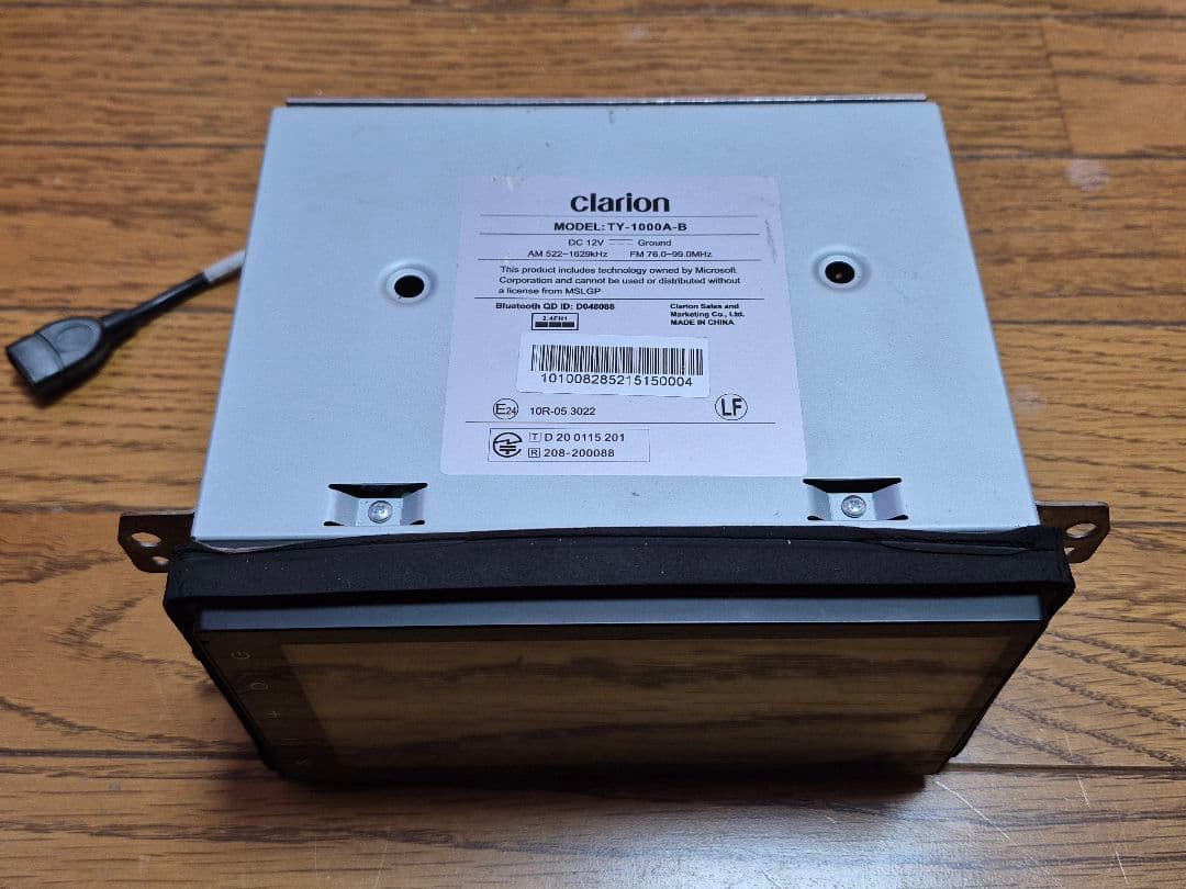 Clarion クラリオン TY-1000A-B ディスプレイオーディオ