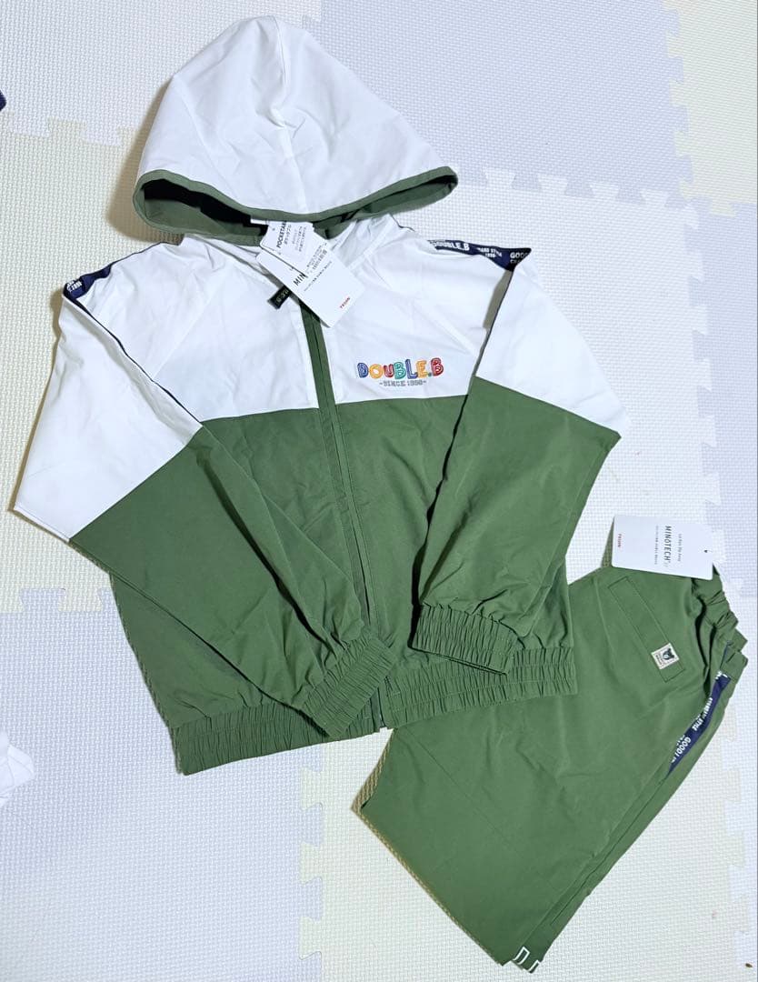 Miki house Double B ウインドブレーカー＆パンツセット　140