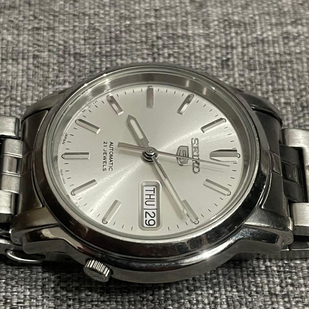 R*m様 SEIKO 自動巻き腕時計 セイコー5 裏スケルトン 7S26-03S