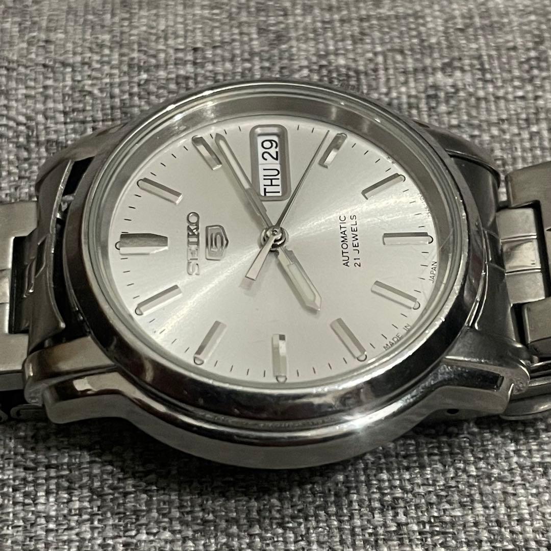 R*m様 SEIKO 自動巻き腕時計 セイコー5 裏スケルトン 7S26-03S