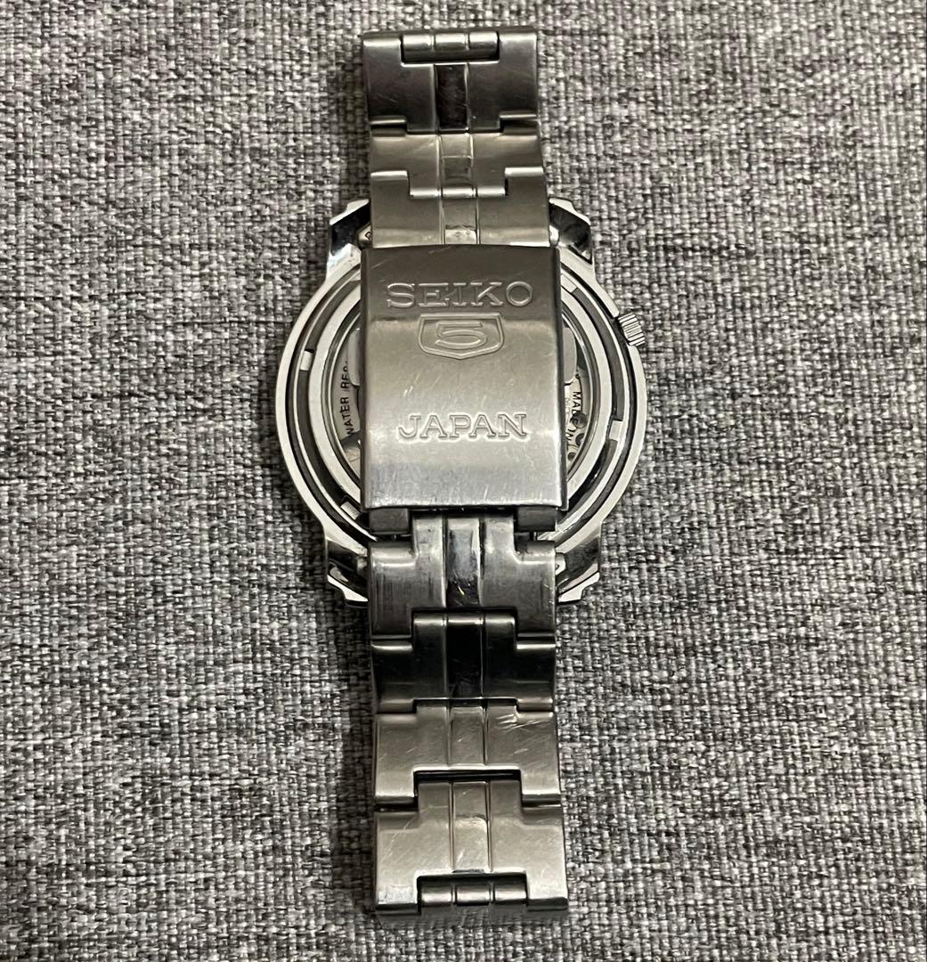 R*m様 SEIKO 自動巻き腕時計 セイコー5 裏スケルトン 7S26-03S