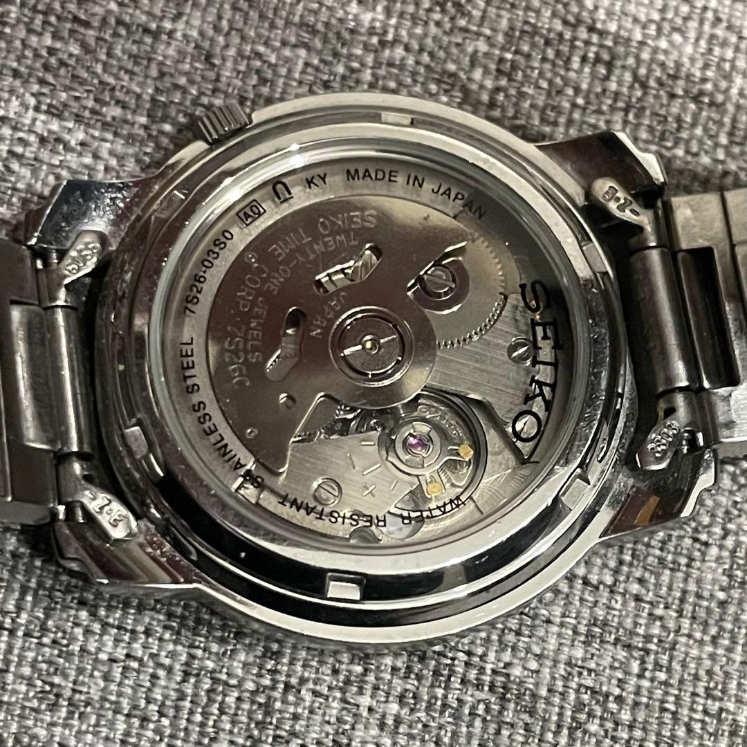 R*m様 SEIKO 自動巻き腕時計 セイコー5 裏スケルトン 7S26-03S
