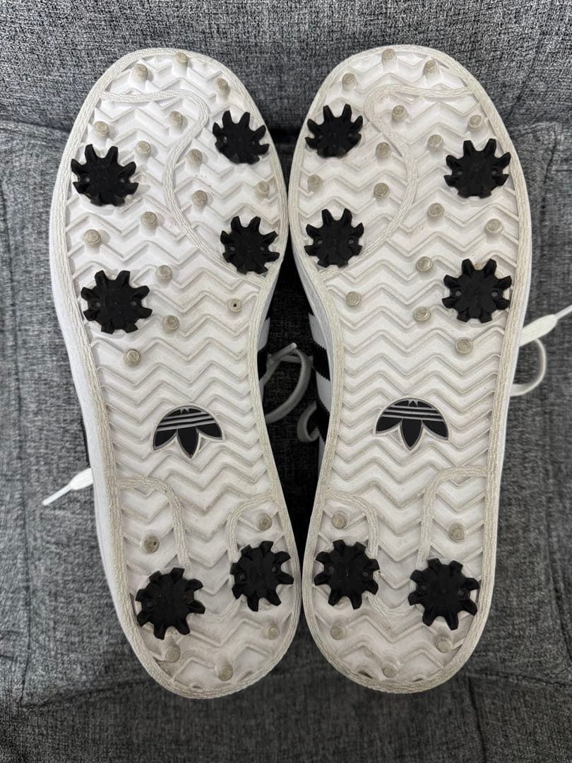 【美品】adidas superstar ゴルフシューズ　25.5cm