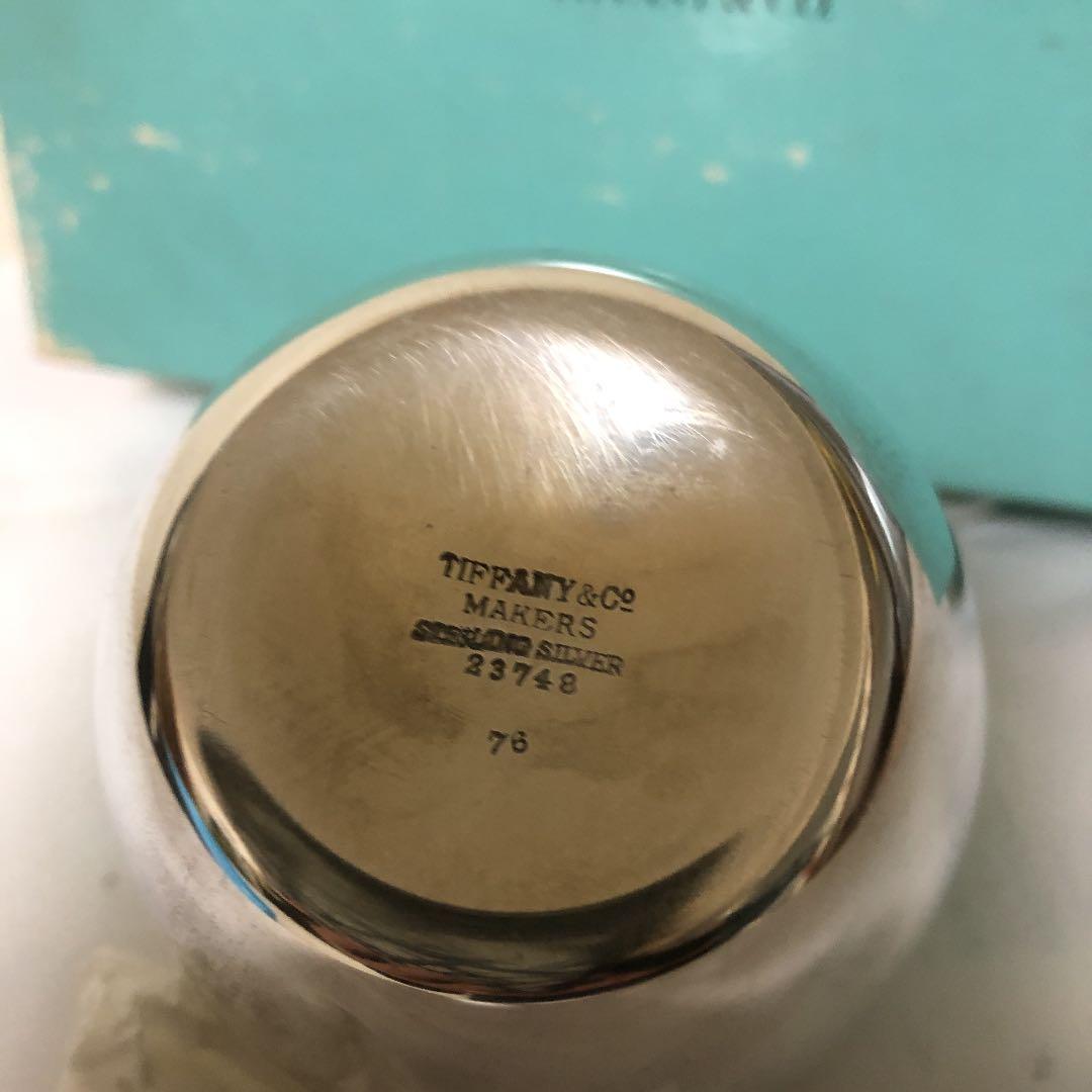 TIFFANY アップルモチーフ　シルバー小物入れ　ヴィンテージ