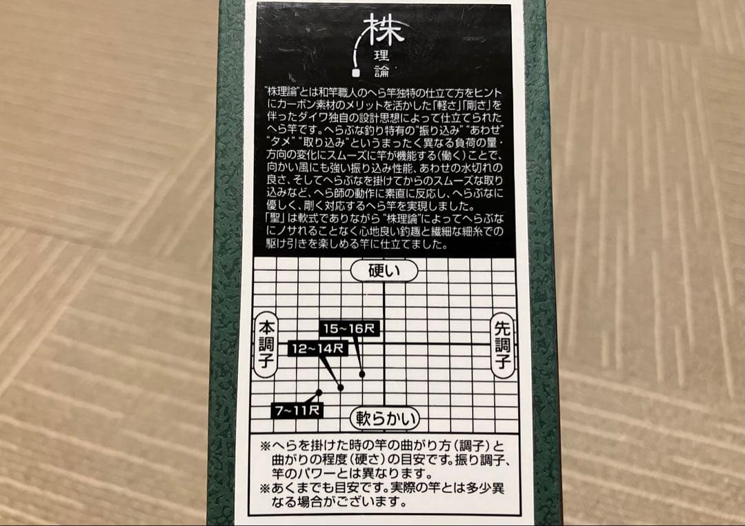 DAIWA ダイワ 3代目 聖 ひじり 10尺 へら竿 並継ヘラ竿