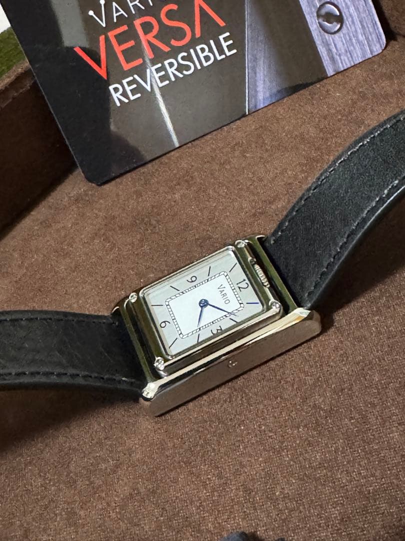 時計 Vario VERSA Reversible Silver-BlackWatch