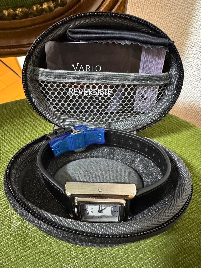 時計 Vario VERSA Reversible Silver-BlackWatch