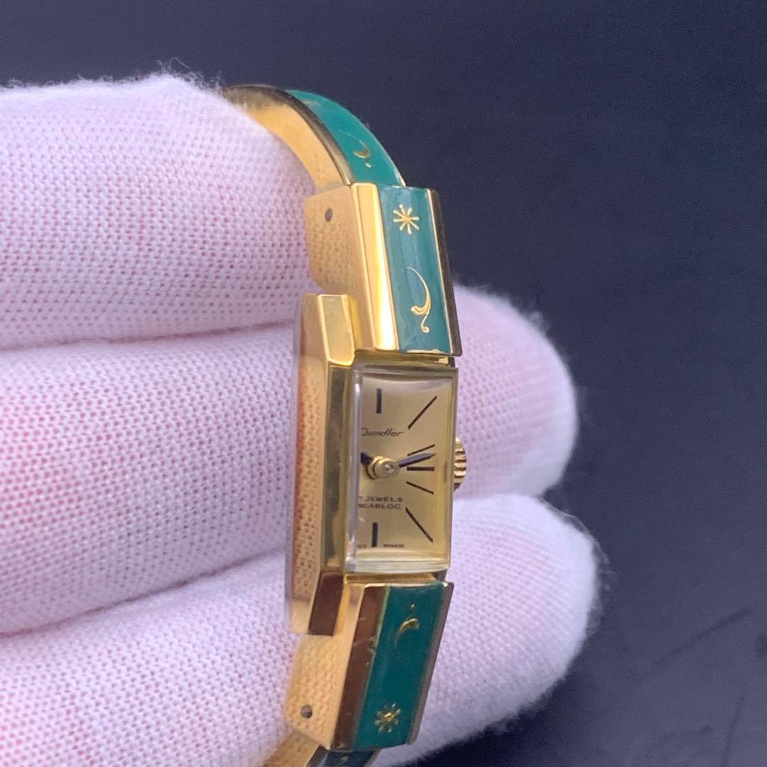 Chandler シャンドラー レディース腕時計 17石 手巻き