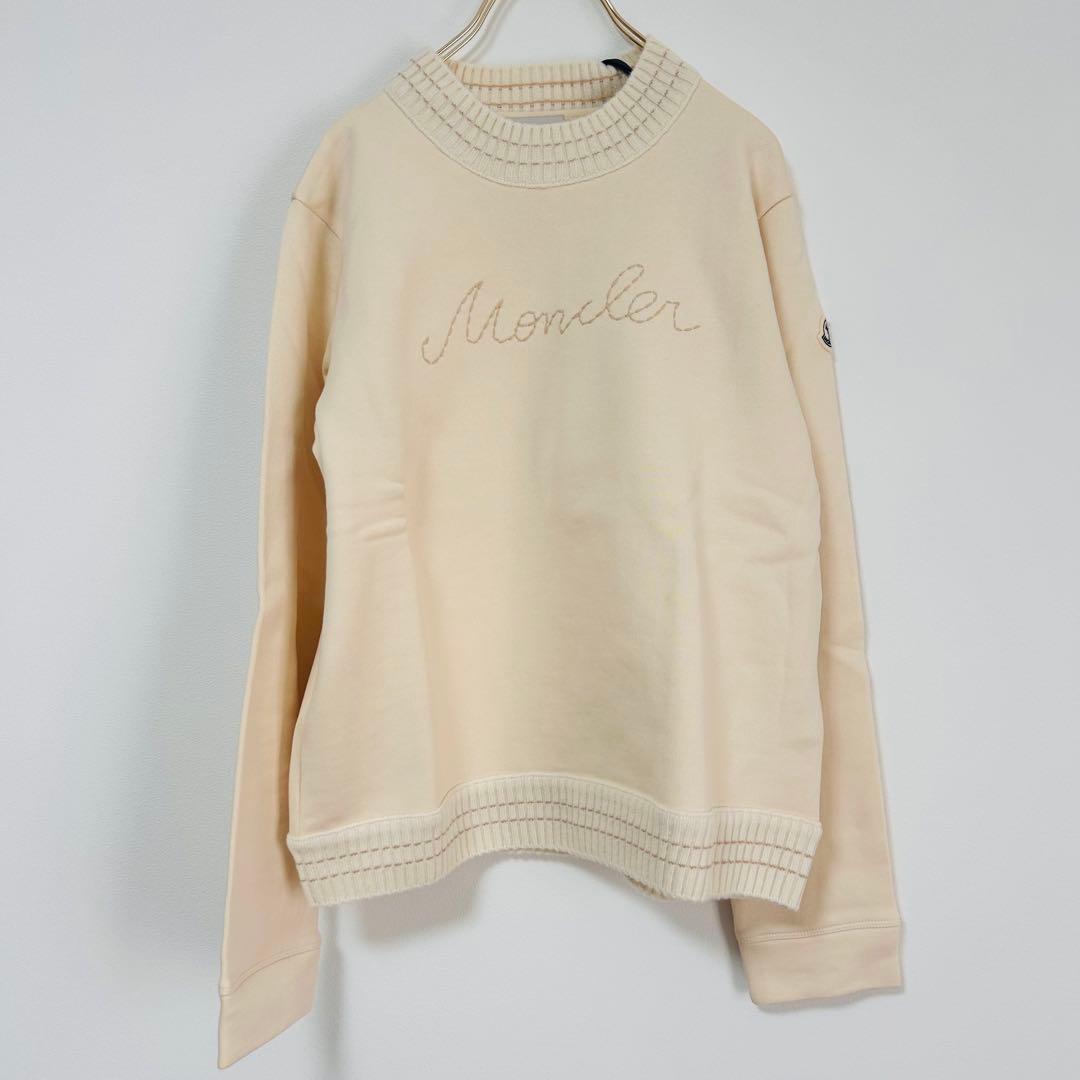 Moncler クリーム色 トレーナー 新品タグ付き
