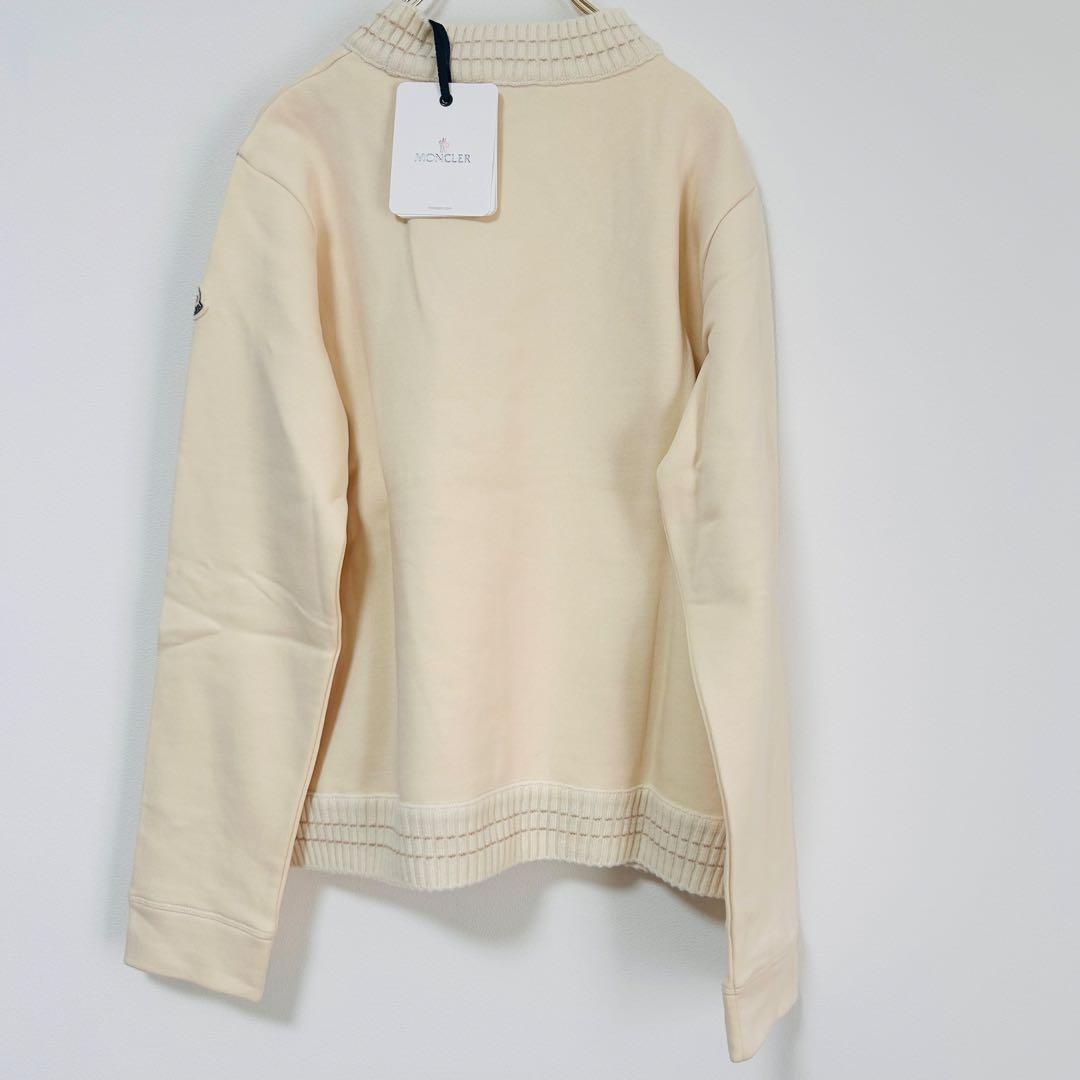 Moncler クリーム色 トレーナー 新品タグ付き