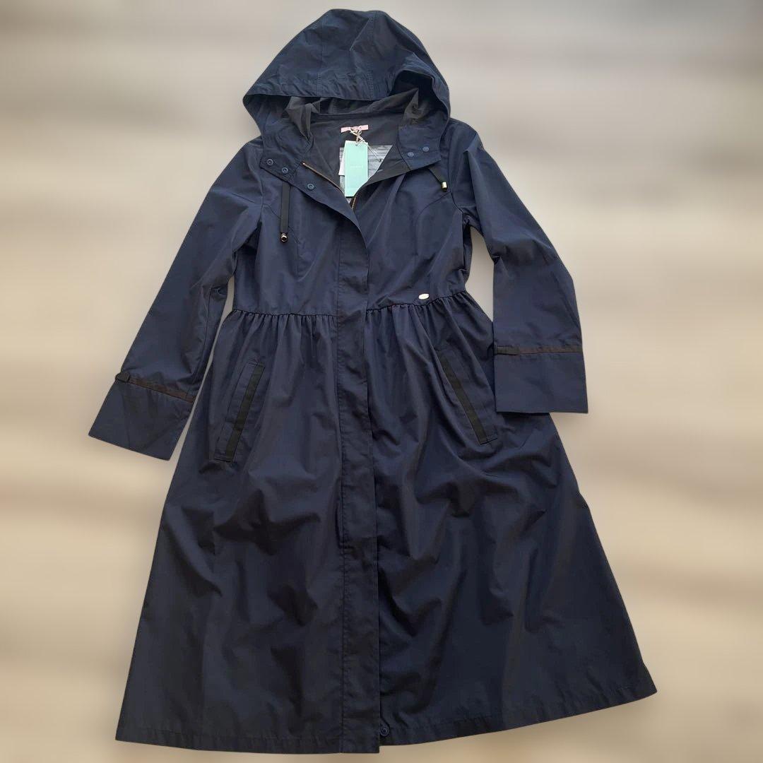 【トッカ 】レインコート　リボン　スプリングコート　Aライン