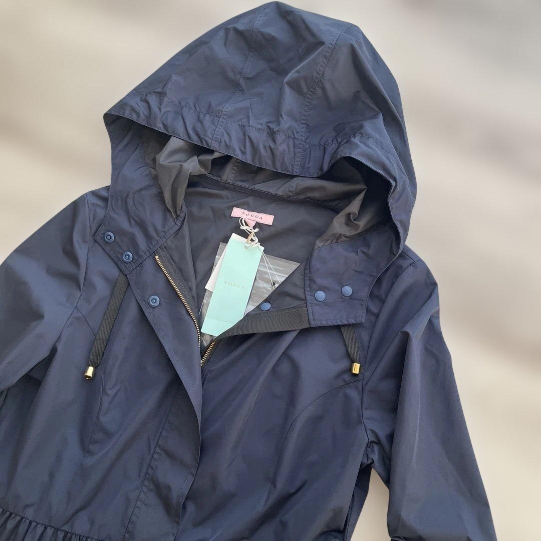 【トッカ 】レインコート　リボン　スプリングコート　Aライン