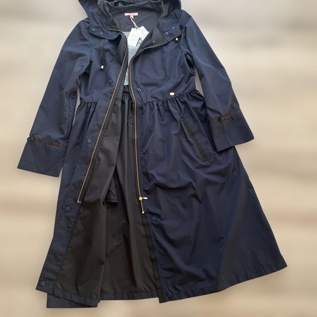 【トッカ 】レインコート　リボン　スプリングコート　Aライン