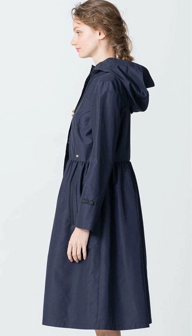 【トッカ 】レインコート　リボン　スプリングコート　Aライン