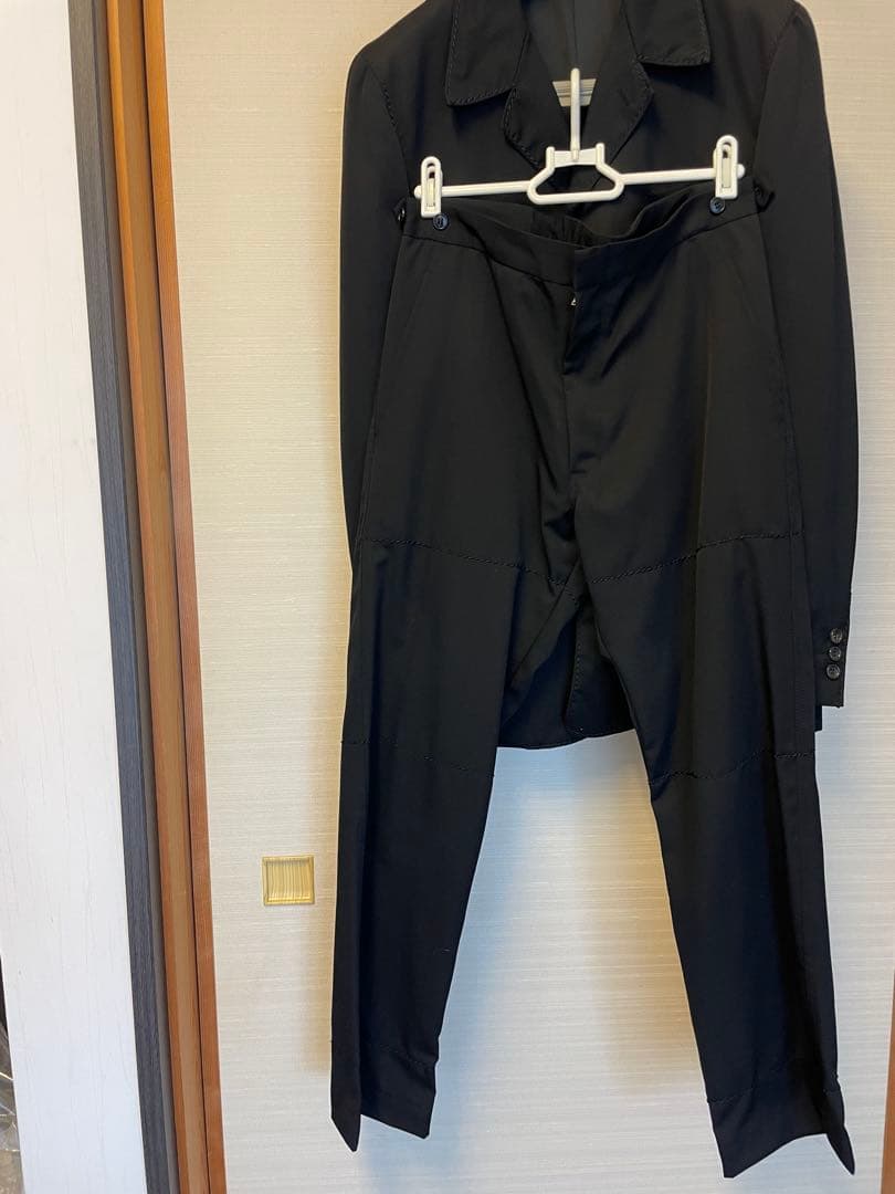 COMME des GARÇONS HOMME PLUSスーツ　セットアップ黒