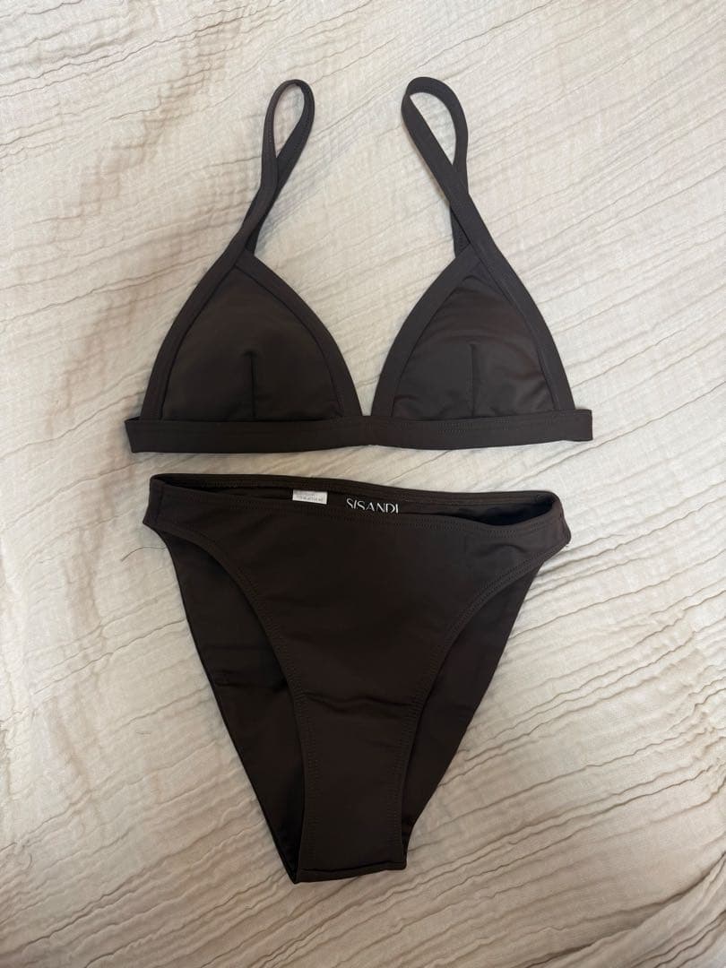 SISANDI 水着 巾着付き 3点セット morning espresso