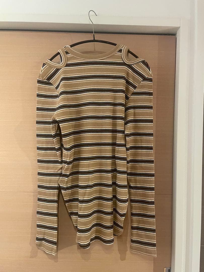 新品未使用25AW SOLOV ボーダーカットソー