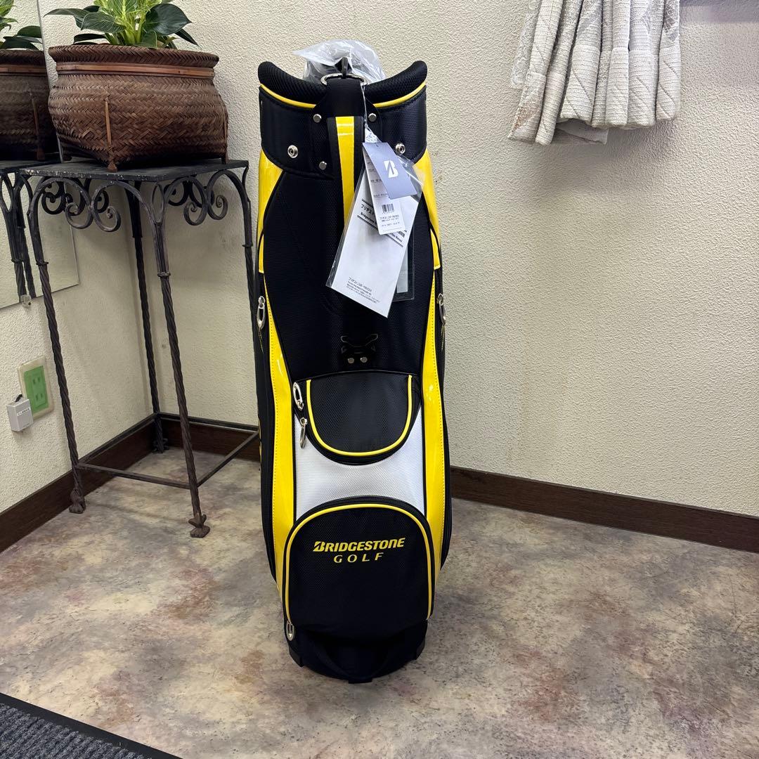 BRIDGESTONE GOLF キャディバッグ 黒/黄/白