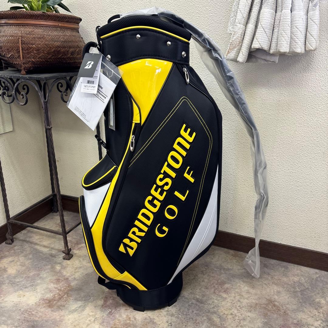 BRIDGESTONE GOLF キャディバッグ 黒/黄/白