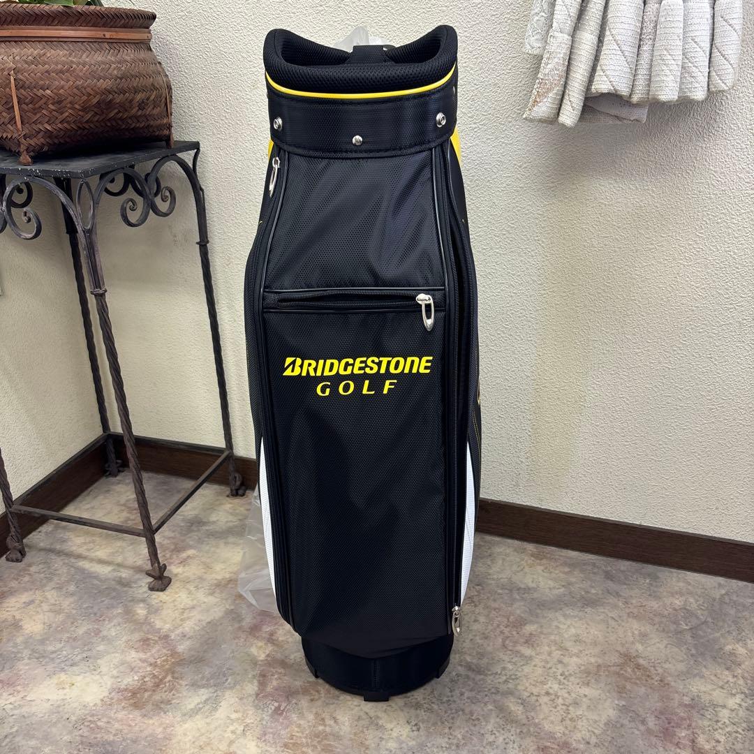 BRIDGESTONE GOLF キャディバッグ 黒/黄/白