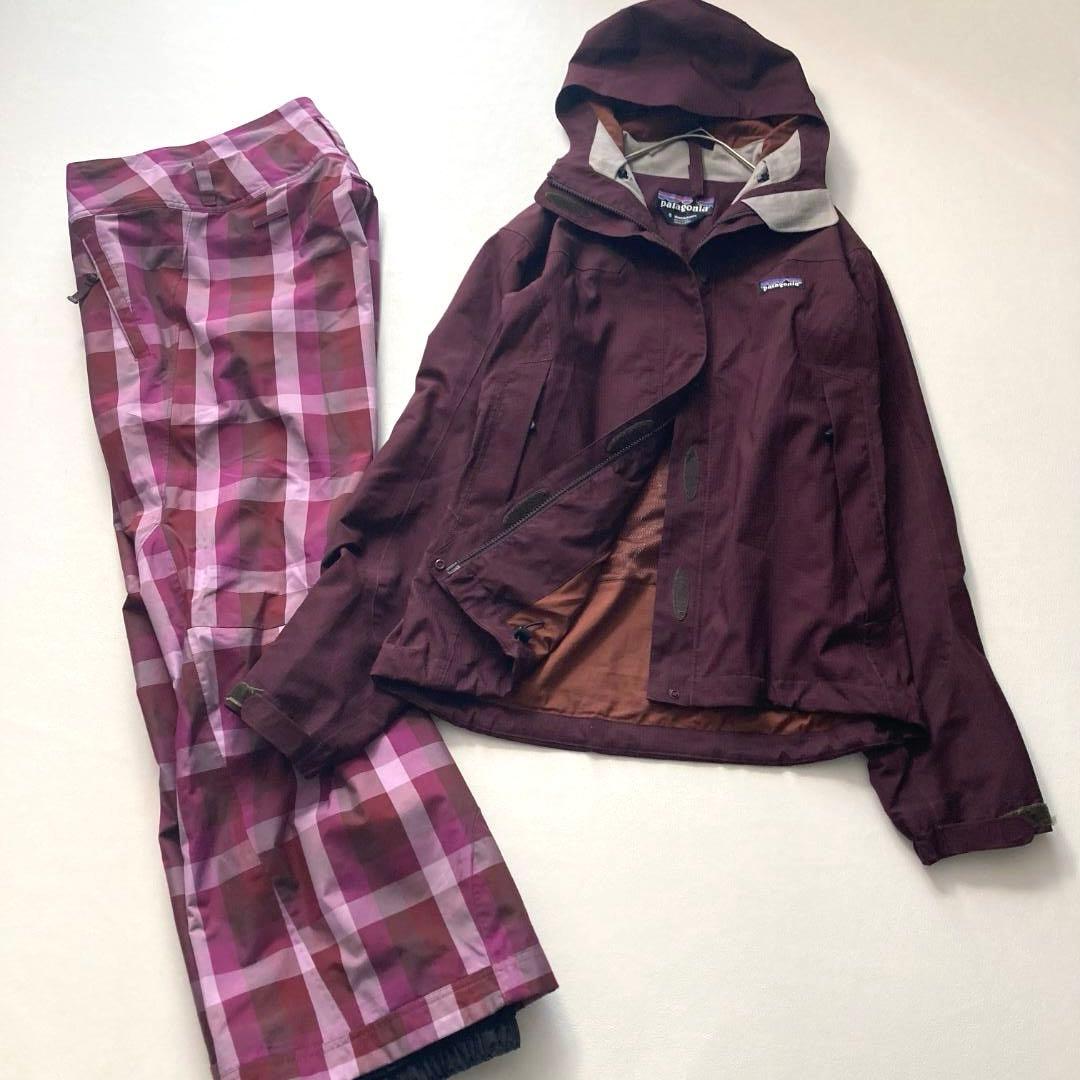 【希少】パタゴニア　スノーボードウェア 上下セット H2No レディースS