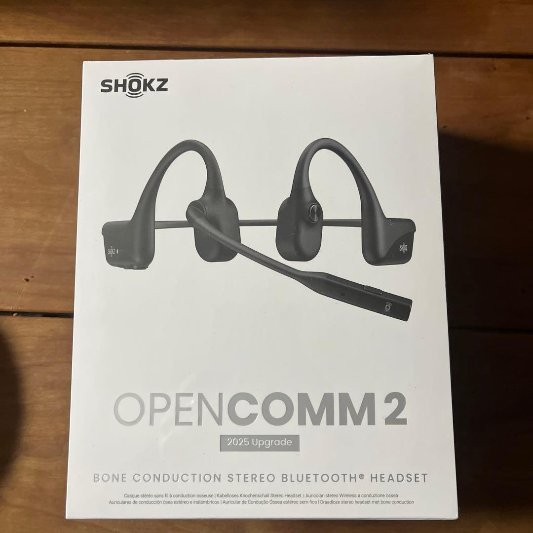 [新品/未開封] Shokz OpenComm2 2025 Upgrade骨伝導