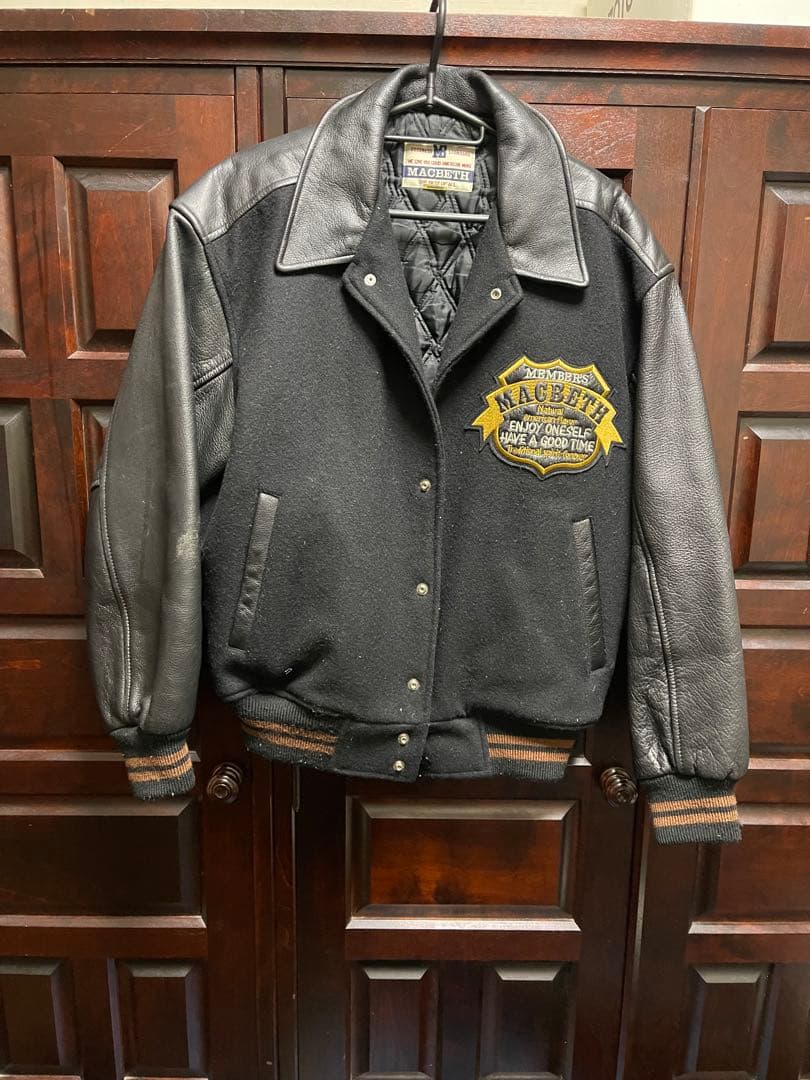 MACBETH スタジャン ブラック