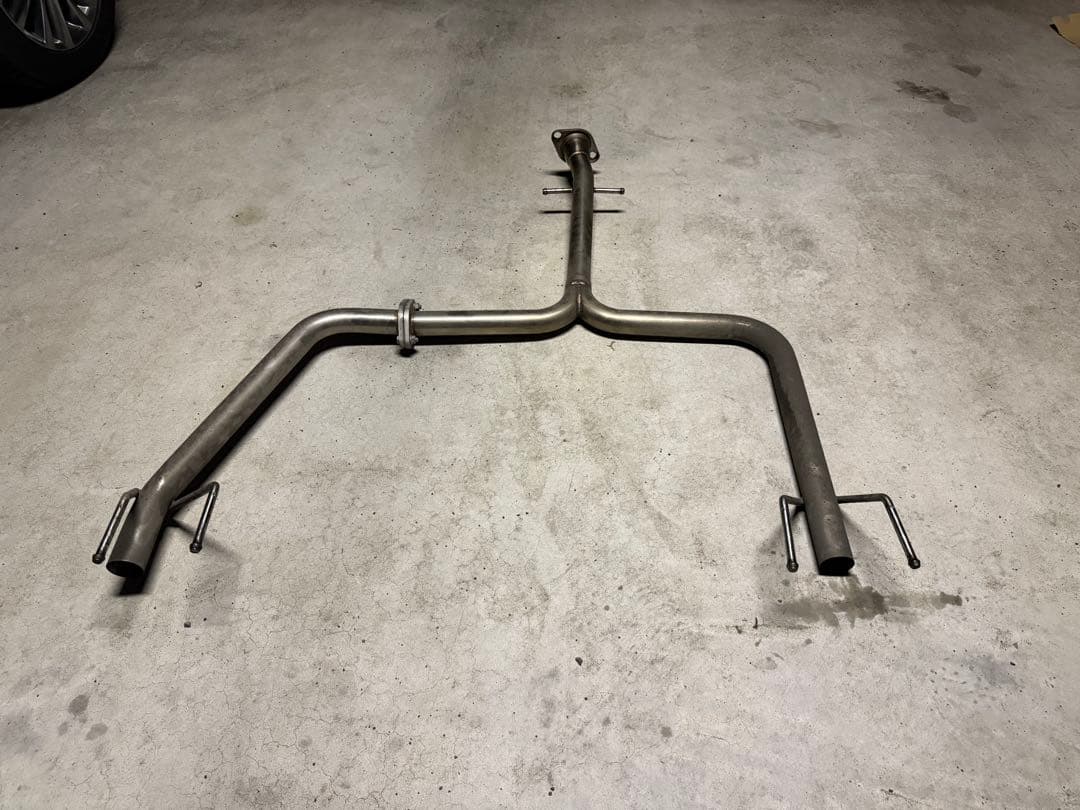 210クラウン　リアピースストレートマフラー