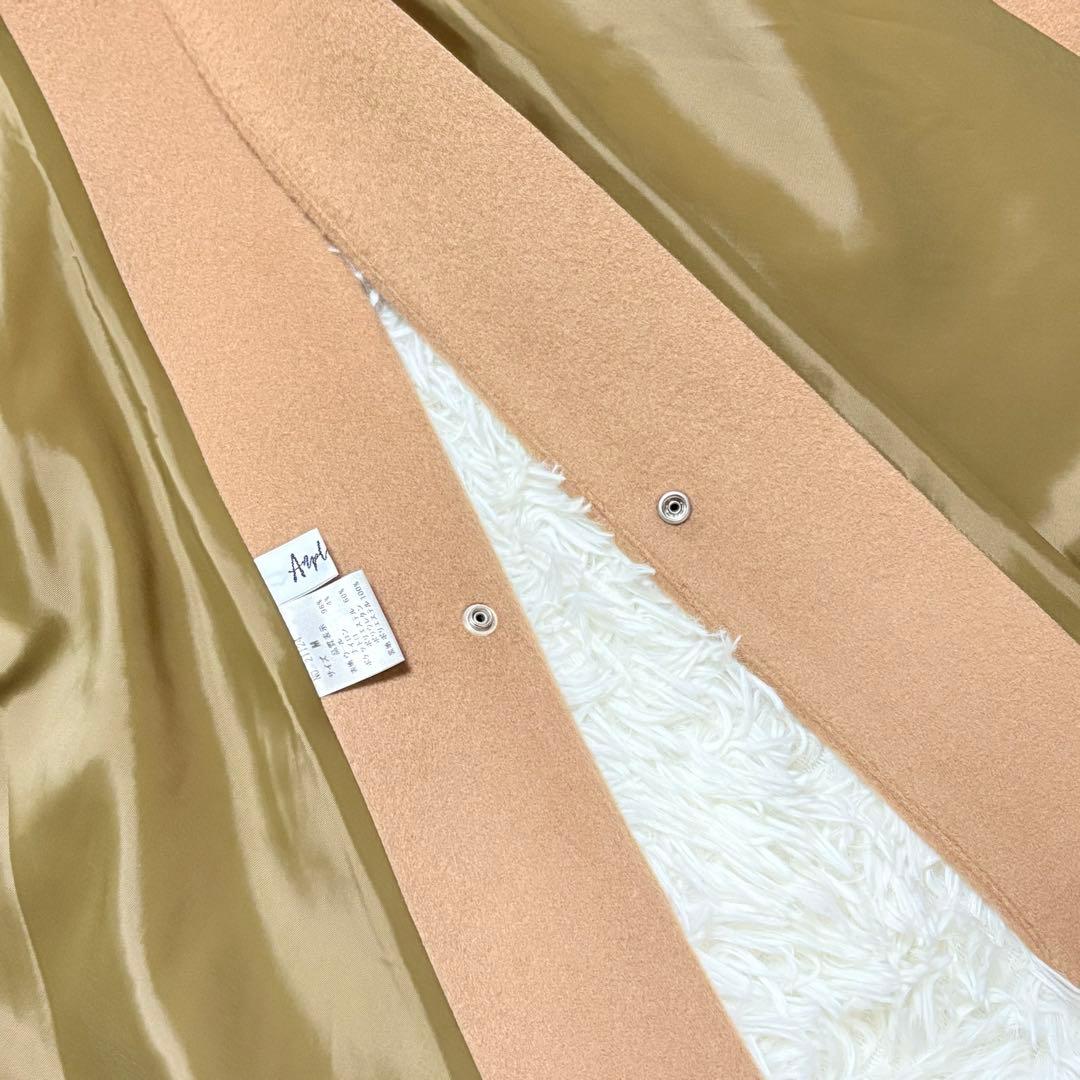 anplegant アンプレガント　ポンチョ　ケープ　コート　キャメル