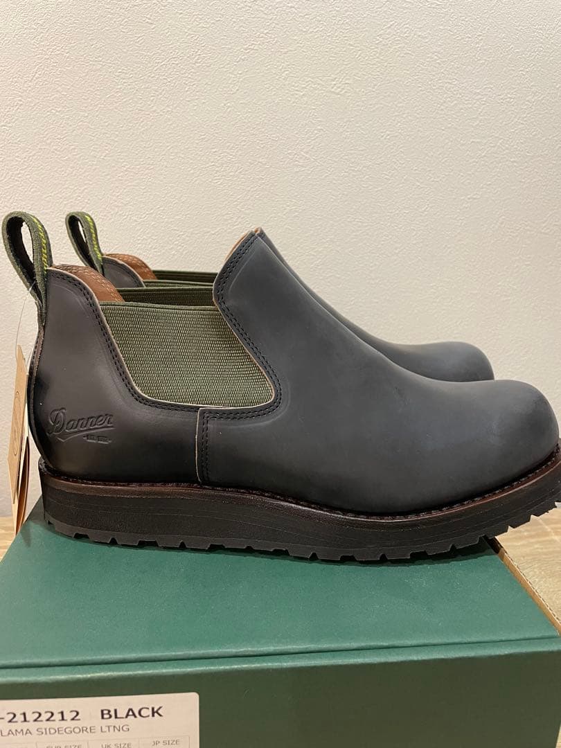 oウシ　Danner×Lightning サイドゴア ショートブーツ