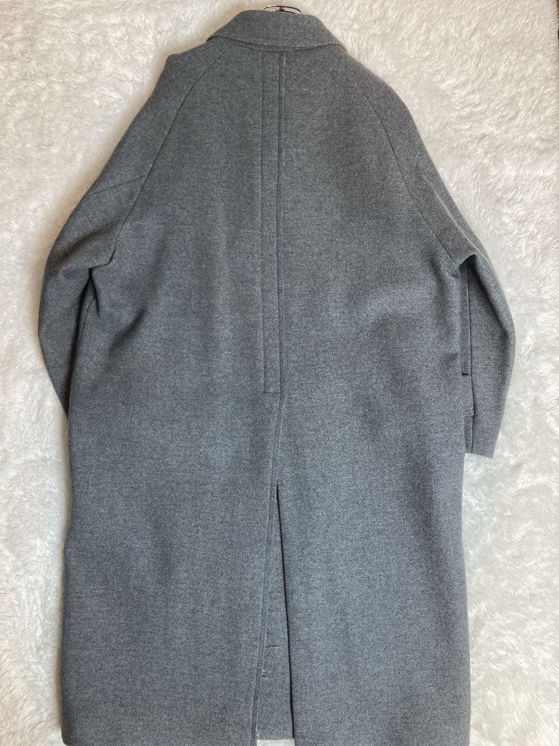 【美品】ザラ メゾンスペシャル 限定 コラボ チェスターコート ウール グレー