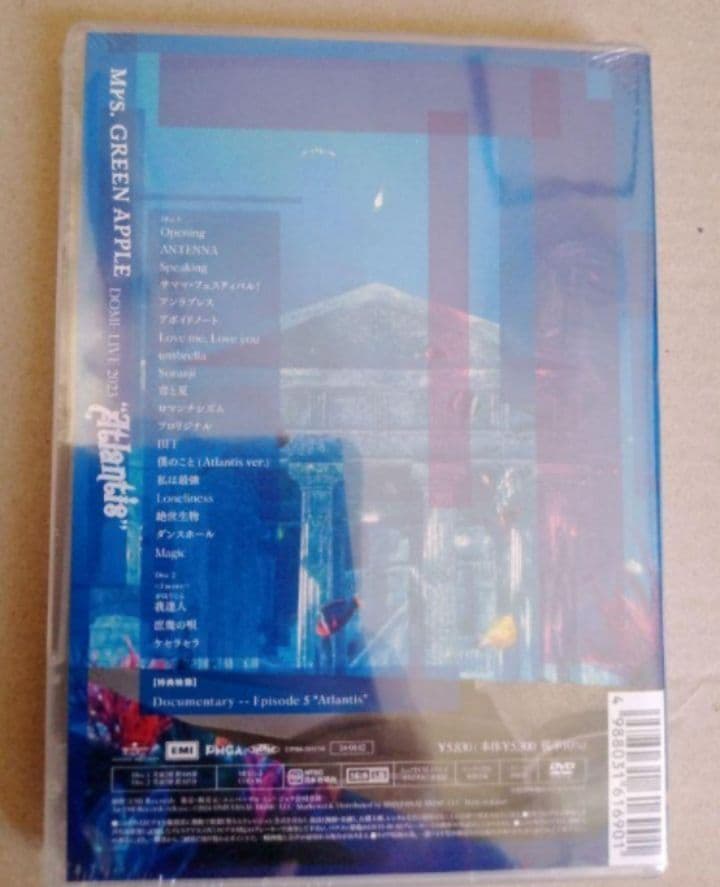 新品未開封 Mrs.GREEN APPLE DVD 6作品