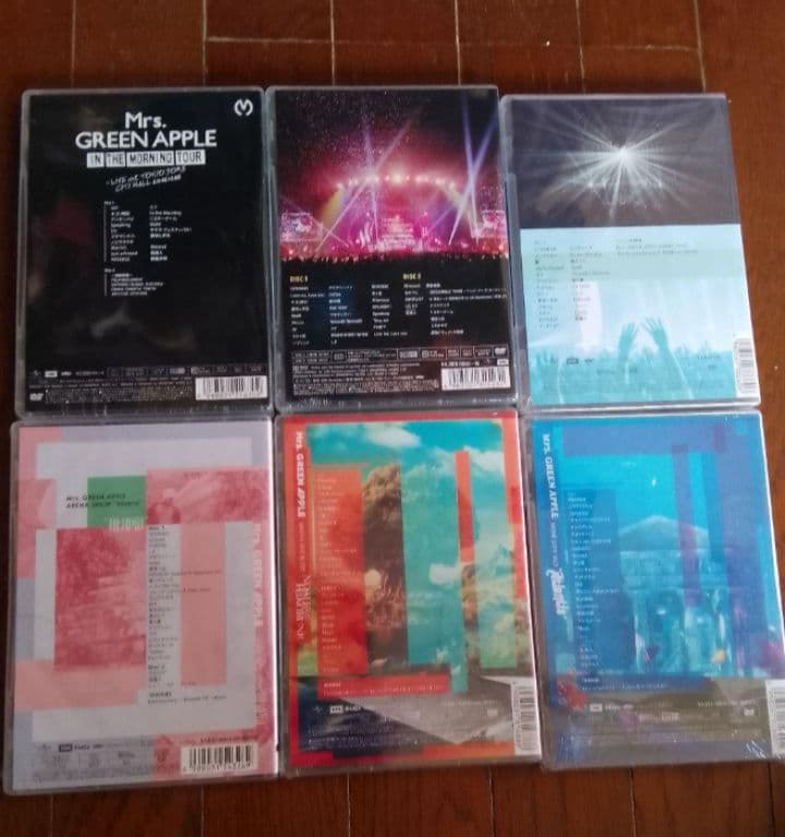 新品未開封 Mrs.GREEN APPLE DVD 6作品