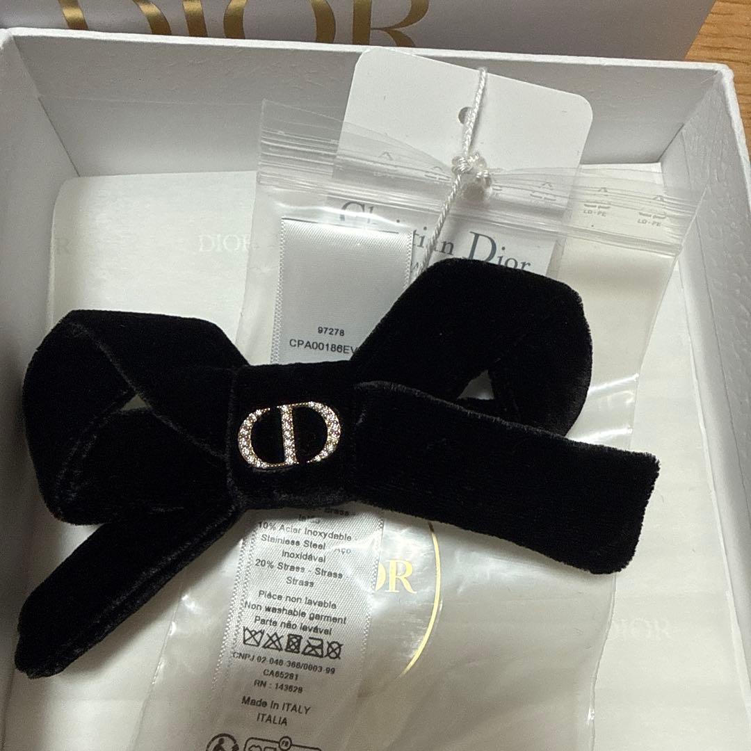 Diorissimo リボンバレッタ　ベルベット