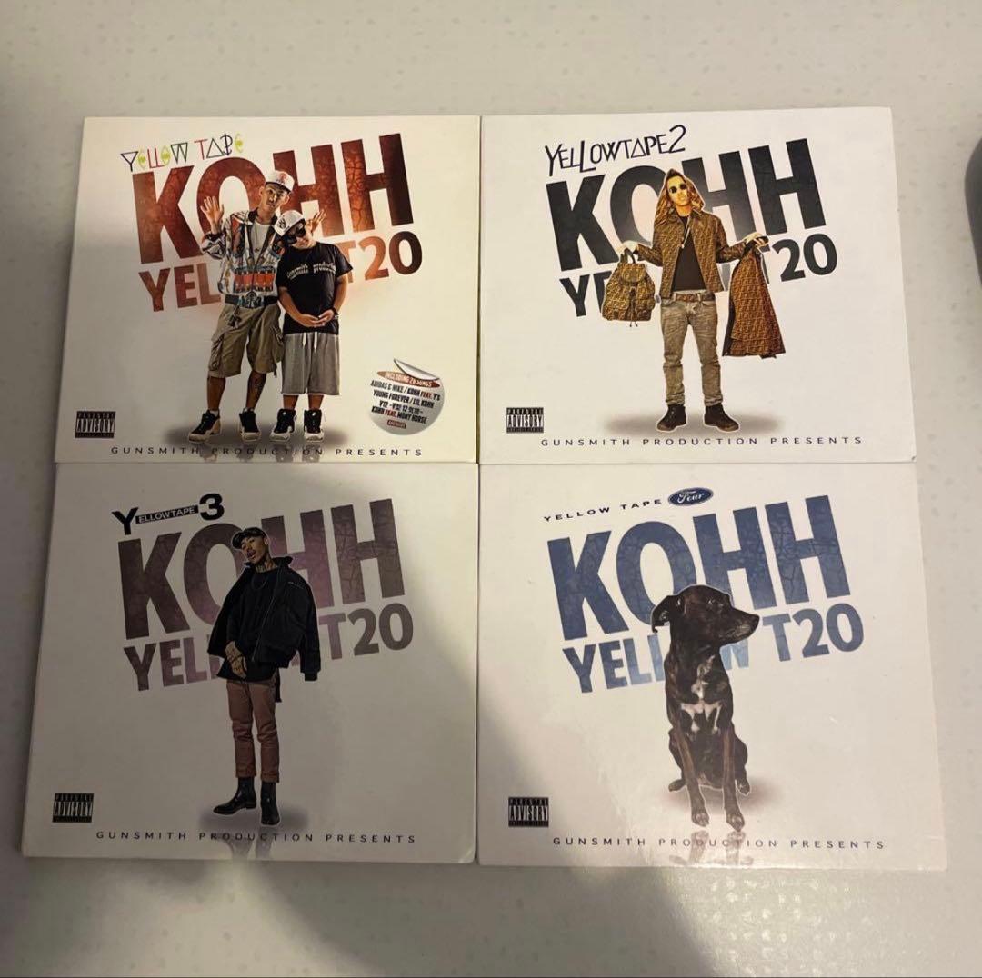 KOHH YELLOW TAPE 1〜4セット