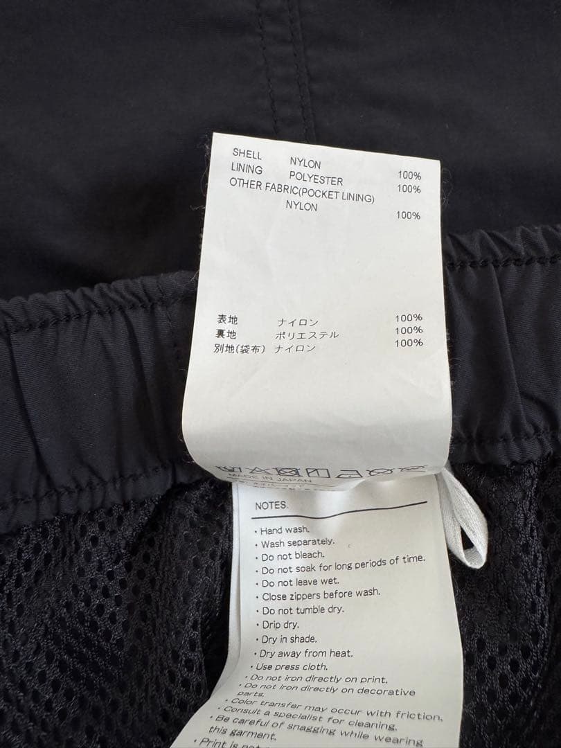 パンツ WTAPS TROUSERS / NYLON. WEATHER BLACK