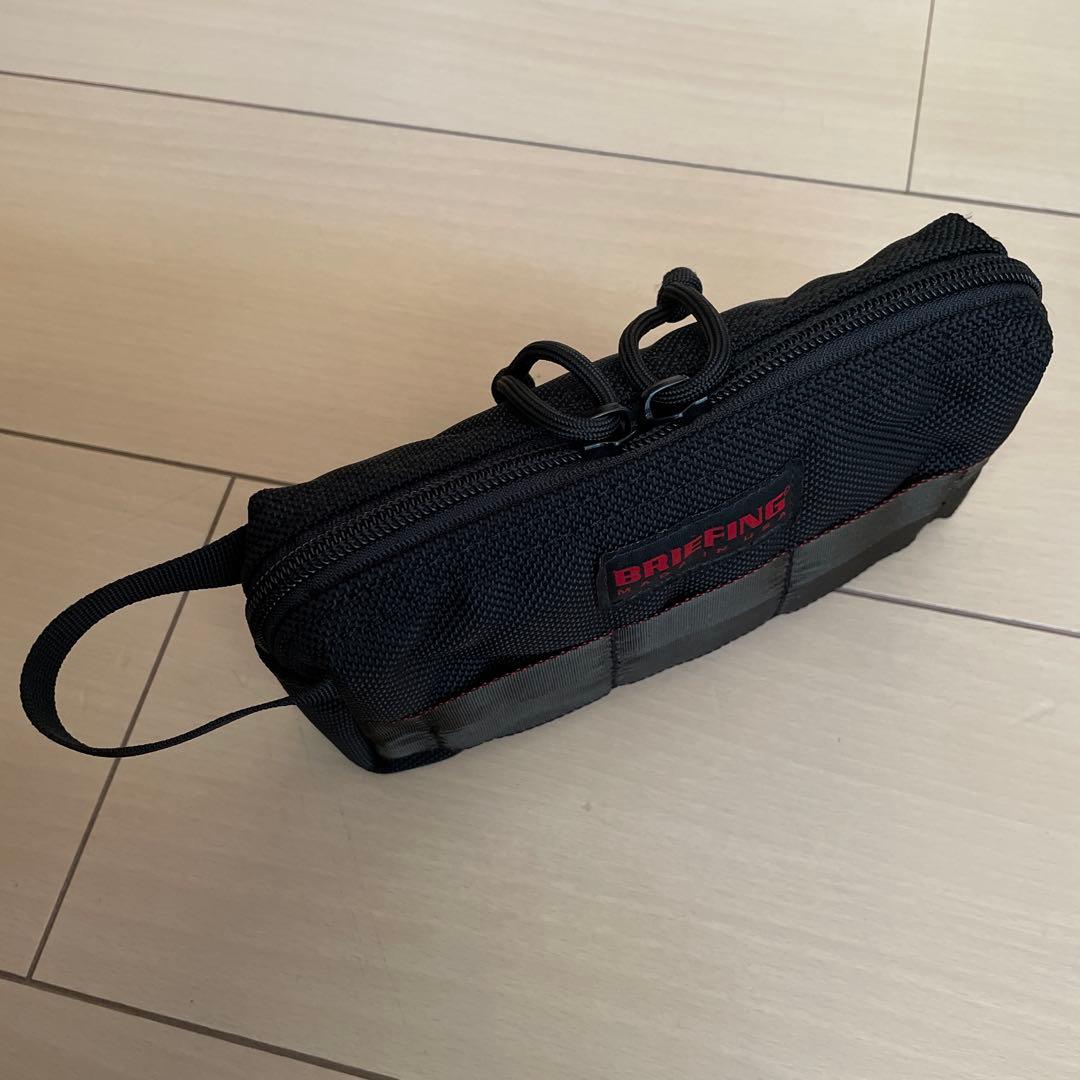 Gin【美品】BRIEFING MOBILE POUCH Mブラック