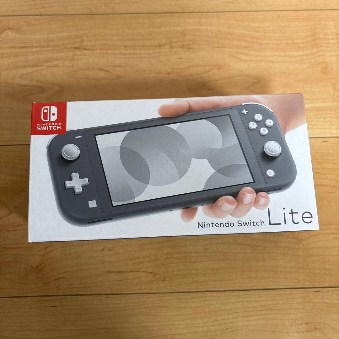 Nintendo Switch Lite グレー 本体 + 強化ガラスフィルム
