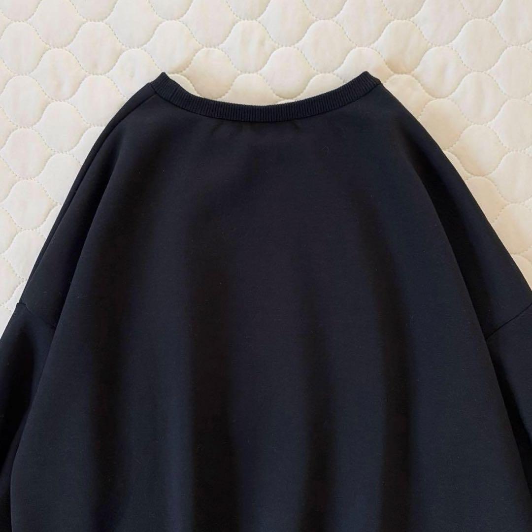 BEARDSLEY✴︎ダンボールパフトレーナー　ブラック　FREEサイズ