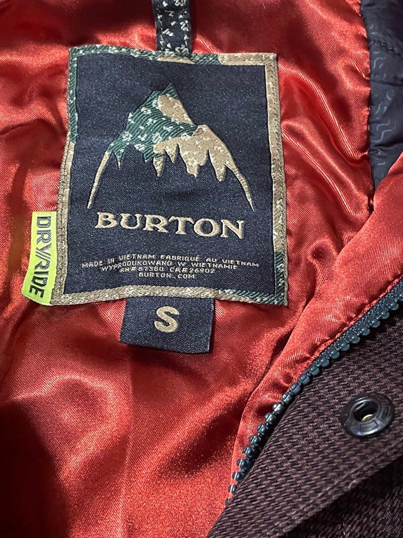 BURTON スノボ スキー ウェア上下セット Sサイズ レディース
