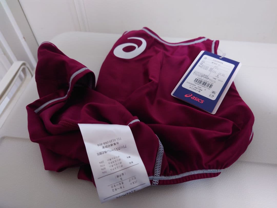 ASICS SPURTex PRO 競泳水着 エンジ Ｓサイズ 2162A094
