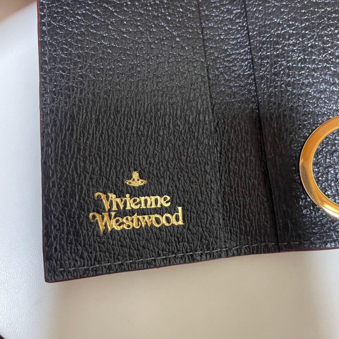 【未使用】ヴィヴィアンウエストウッド キーケース 4連 レザー ゴールドオーブ