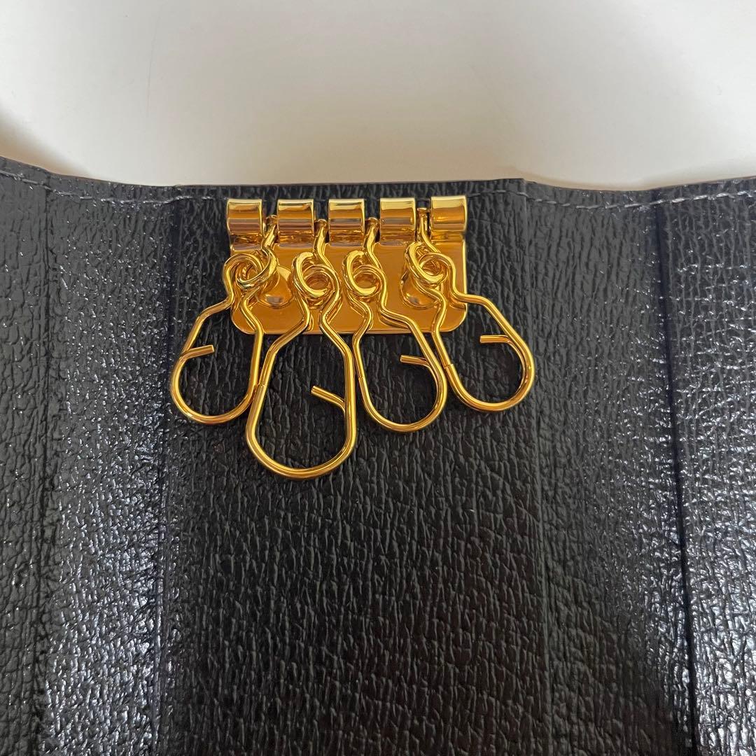 【未使用】ヴィヴィアンウエストウッド キーケース 4連 レザー ゴールドオーブ