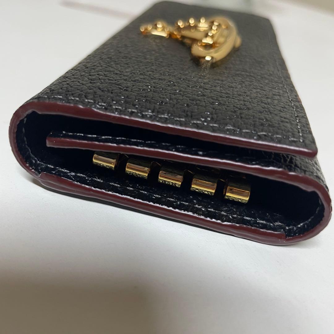 【未使用】ヴィヴィアンウエストウッド キーケース 4連 レザー ゴールドオーブ