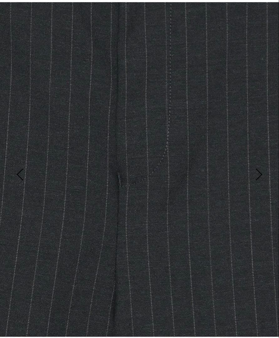 ＜H＞ウールトロピカル 2プリーツワイドパンツ