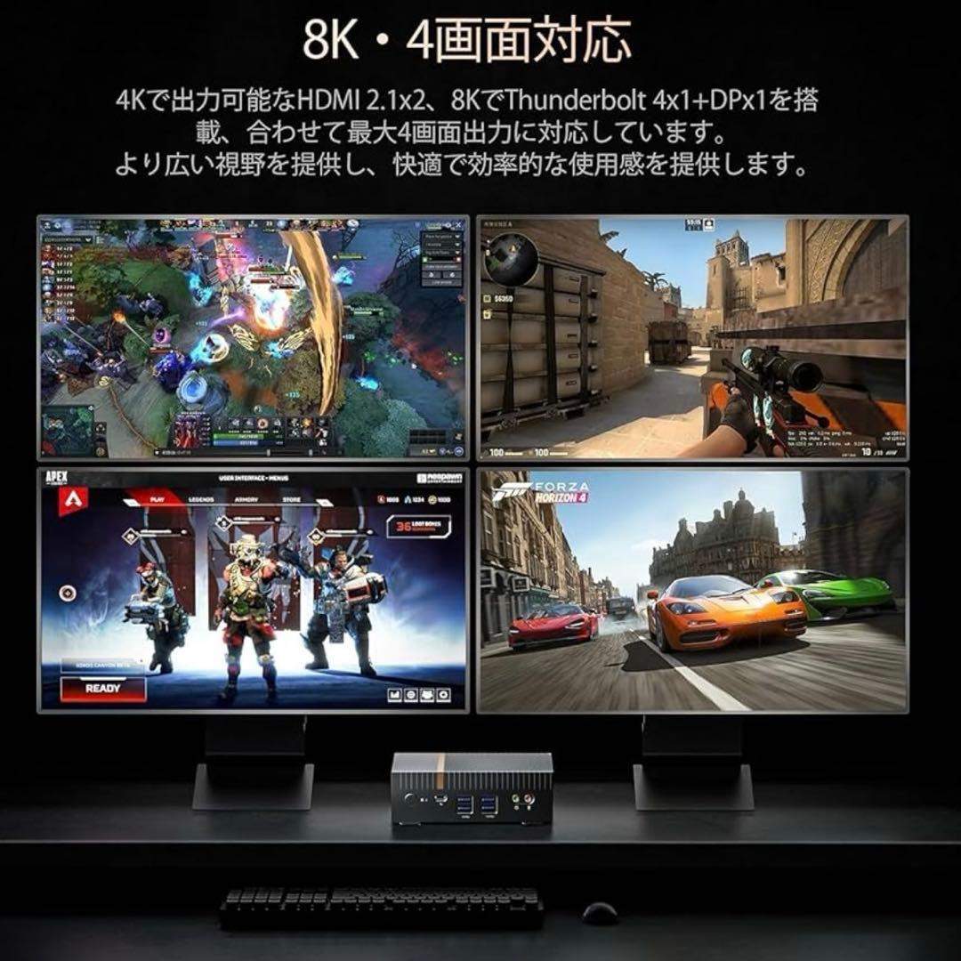 ミニPC 第13世代インテル Core i9-13900H Chatreey