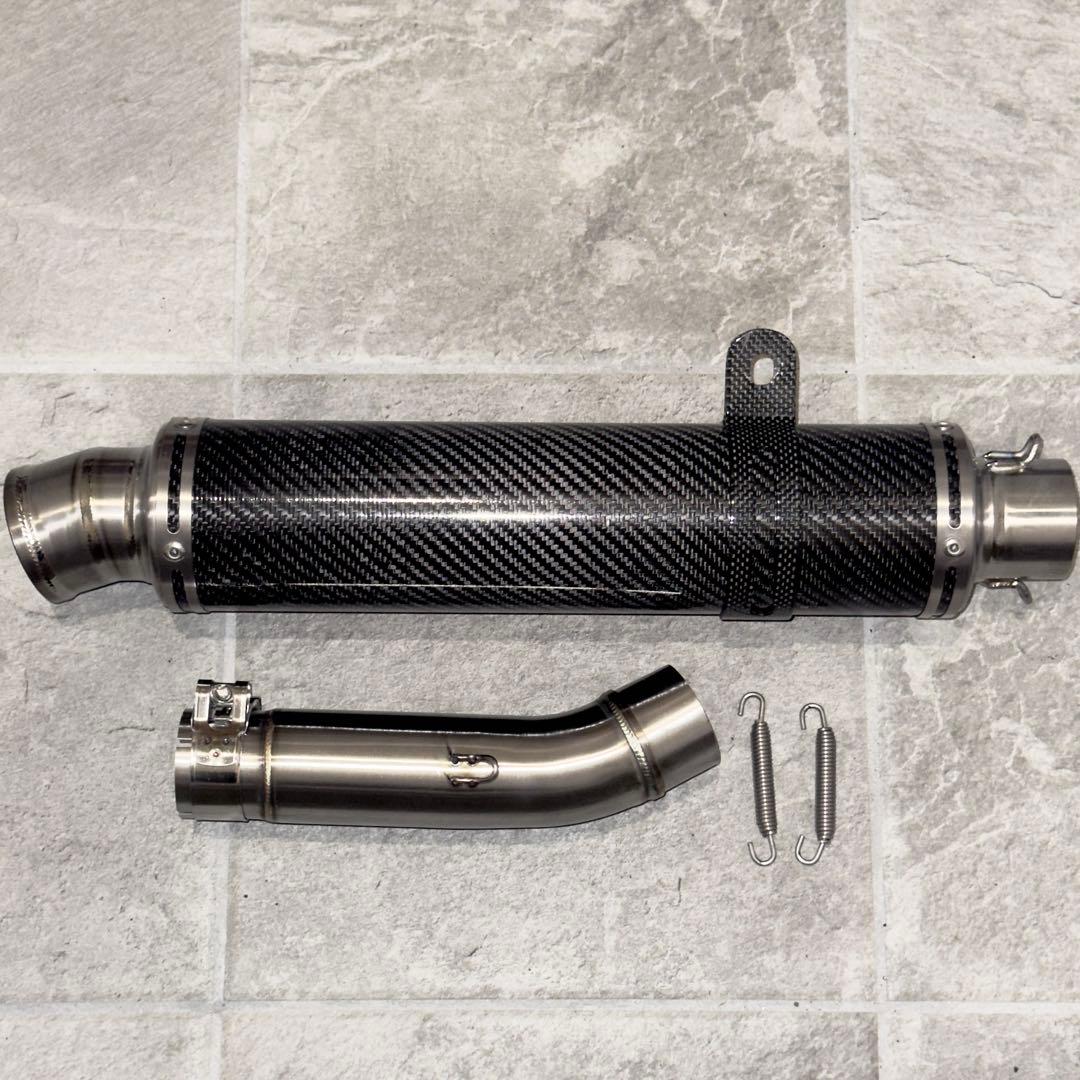 CB400SF NC42 LCI製 ラウンドカーボン スリップオン マフラー