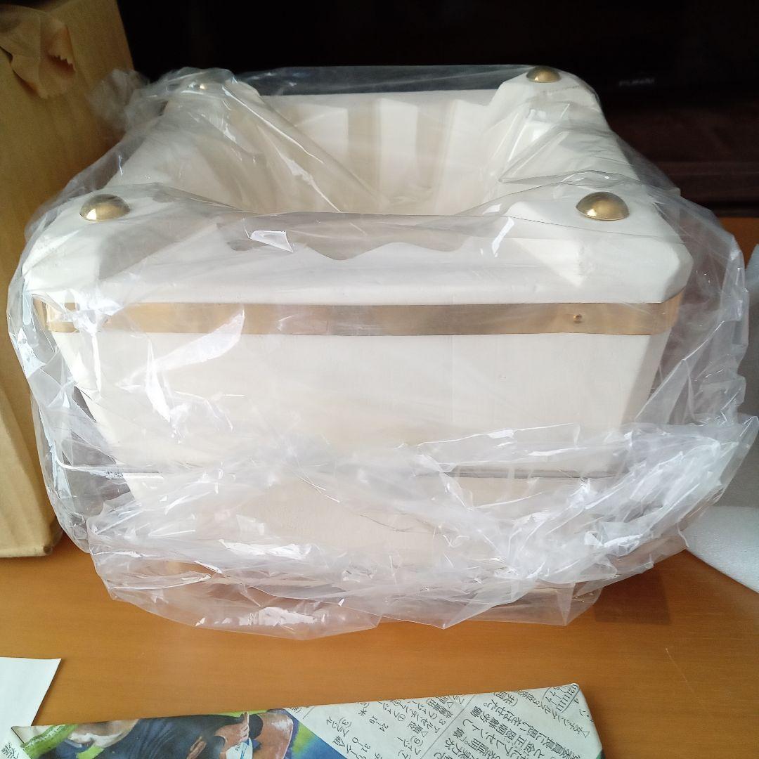 輪島 珪藻土 切り出し七輪 未使用 切出正角21号 土台ブロック付 鍵主工業